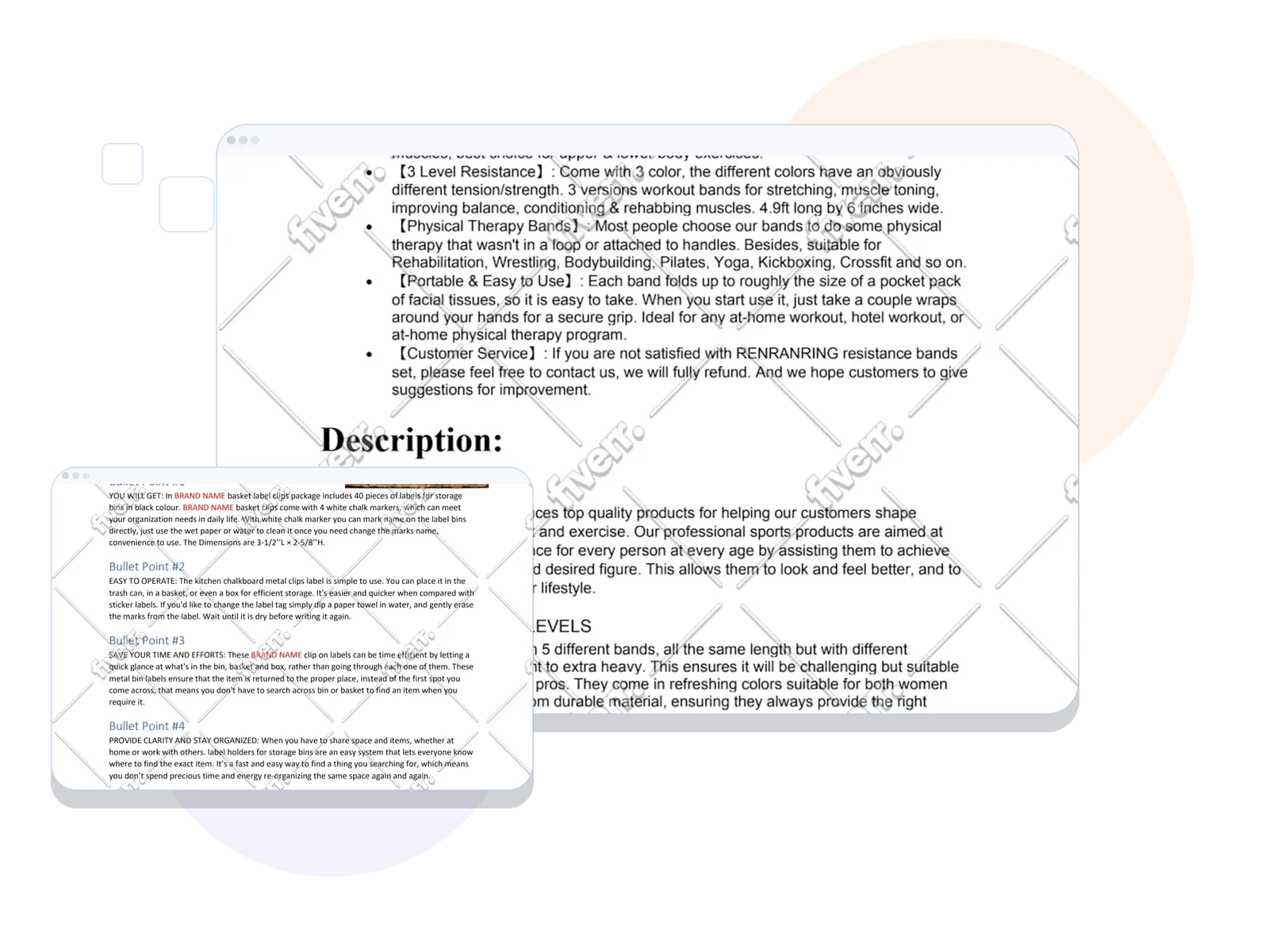 Listing SEO Amazon service visual