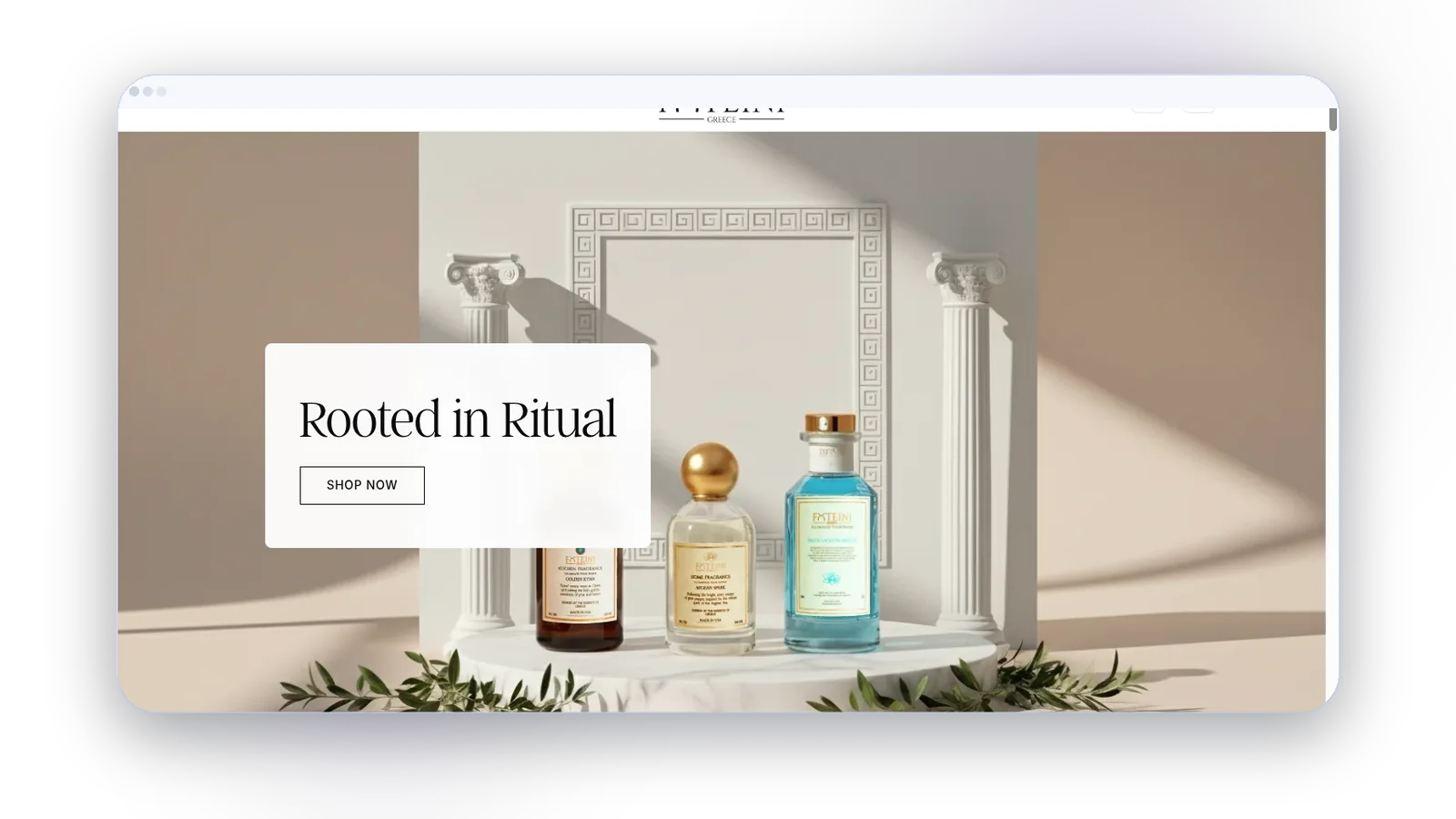 Foteini Aroma project visual