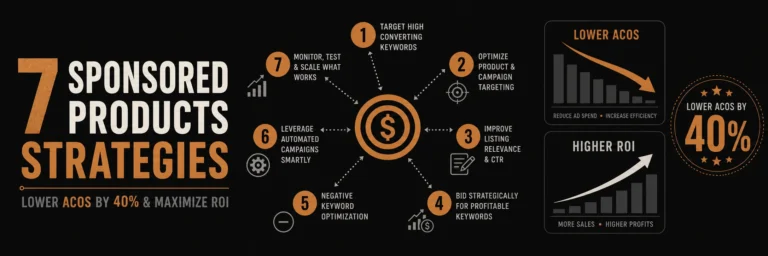 7 Amazon Sponsored Products Strategies That Lower ACoS by 40%