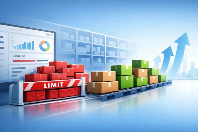 amazon fba storage limits impact on business growth and inventory flow