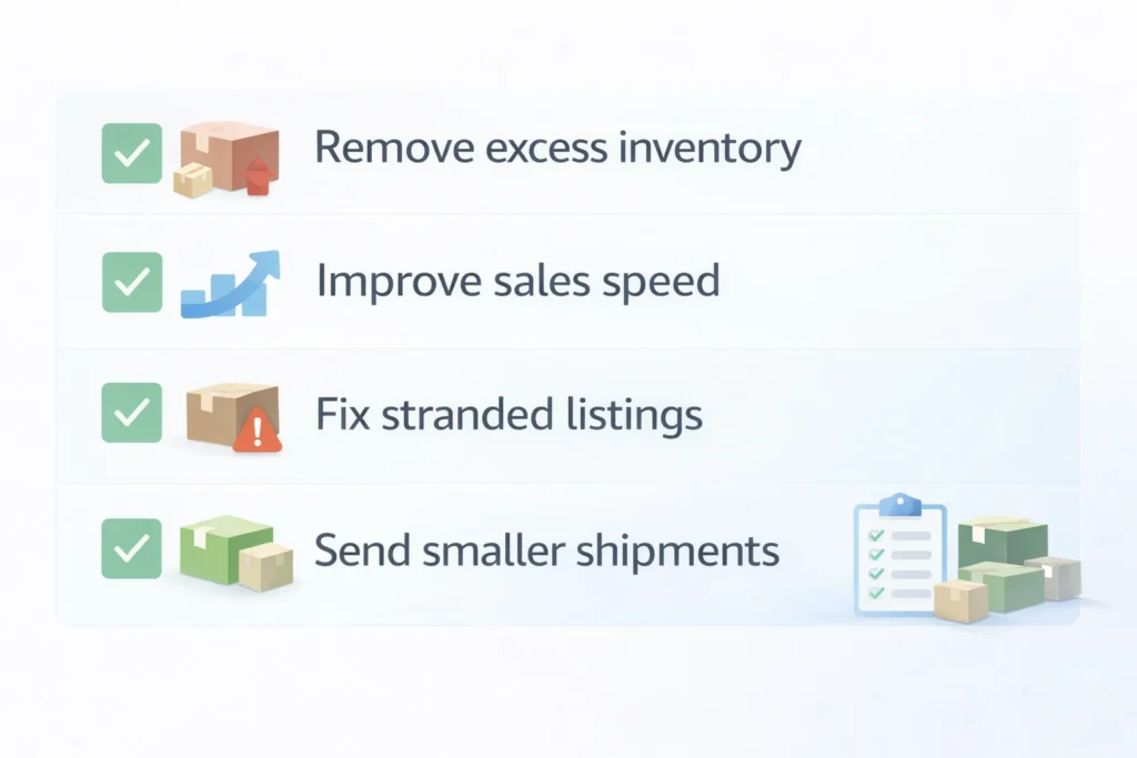 amazon fba storage limits checklist to manage inventory and improve performance