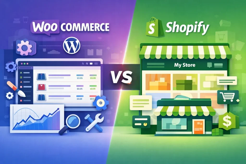 WooCommerce store development vs Shopify comparison for Amazon sellers building an independent ecommerce website