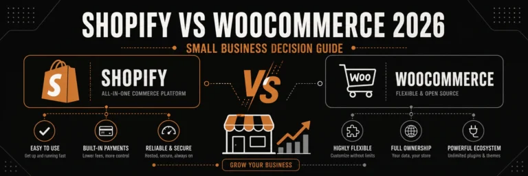 Shopify vs WooCommerce 2026 Small Business Guide