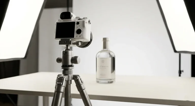 A studio setup for Amazon product listing optimization.